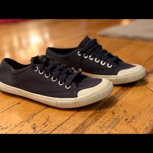 Tretorn for JCrew, Navy blue canvas, women Sz.6.5
